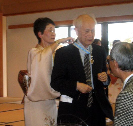 Medal Ceremony at Japan House with Kimiko Gunji